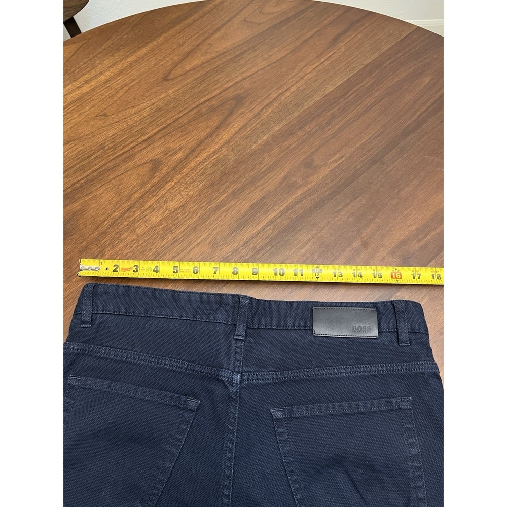 Boss Hugo Boss Men's 34 Navy Blue Stretch Italian Fabric Casual Pants - Picture 13 of 15